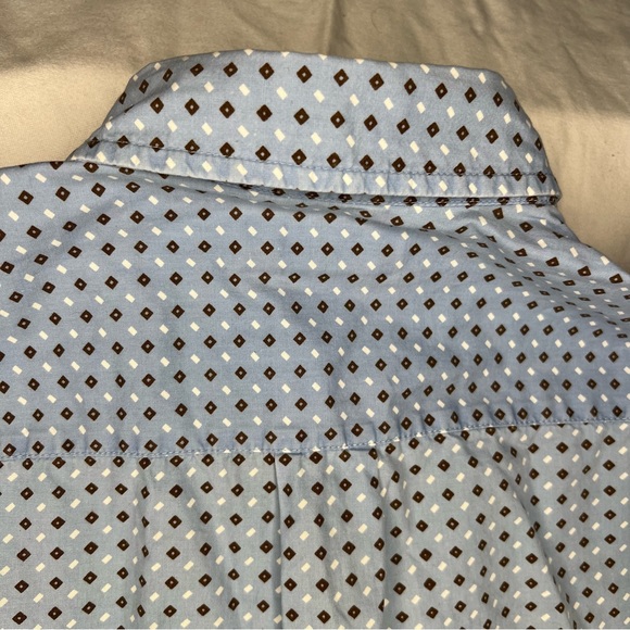 J Crew Short Sleeve Button Down Cotton Shirt Men’s Large - Picture 3 of 4